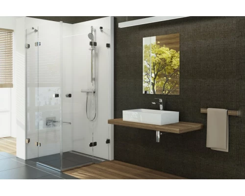 Душевой уголок Ravak Brilliant BSRV4-90, профиль хром, витраж транспарент, 1UV77A00Z1