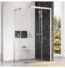 Душевой уголок Ravak Matrix MSRV4 80х80, профиль блестящий, витраж транспарент, 1WV44C00Z1