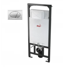 Система инсталляции AlcaPlast SET 3 v 1 AM101/1120-0001 с клавишей M71 хром