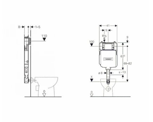 Бачок Geberit Sigma 109.791.00.1