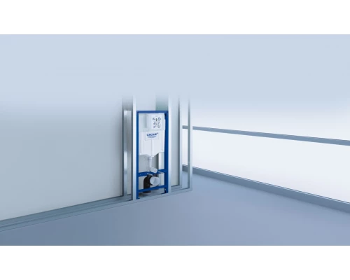 Инсталляция Grohe Rapid SL 38813001 для подвесного унитаза в комплекте с крепежом и кнопкой