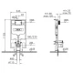 Инсталляция Vitra 3/6 л для унитаза, 768-5800-01