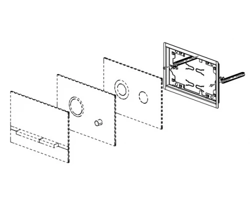 Клавиша смыва AlcaPlast Air