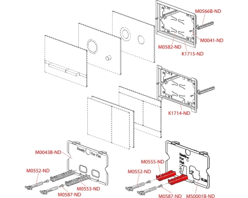 Клавиша смыва AlcaPlast Fun, белый