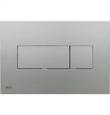 Клавиша смыва AlcaPlast M372, хром матовый