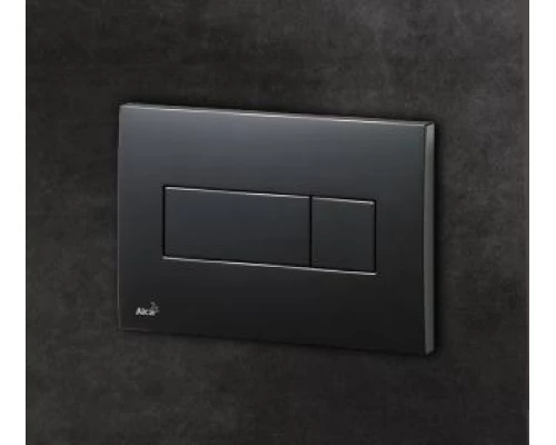 Клавиша смыва AlcaPlast M378, черный