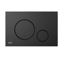 Клавиша смыва AlcaPlast M678, черный матовый