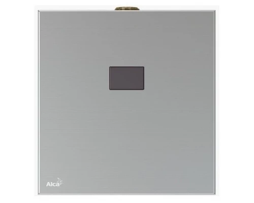 Устройство автоматического смыва AlcaPlact ASP4-KT для писсуара с возможностью мануального смыва, нержавеющая сталь, 12 V (питание от сети)