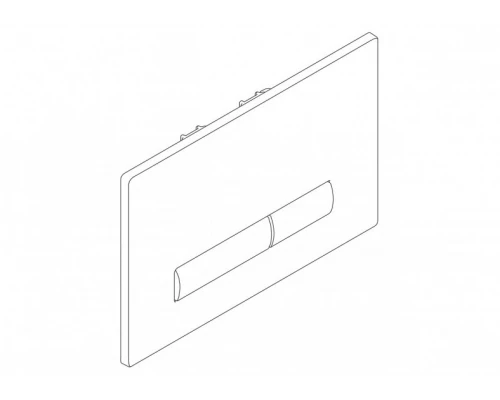 Кнопка смыва BelBagno Genova BB021-GV-NERO.M, черный матовый Tocco Morbido