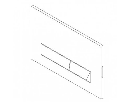 Кнопка смыва BelBagno Marmi BB011-MR-CHROME.M, хром матовый