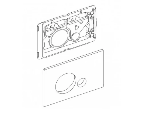 Кнопка смыва BelBagno Sfera BB014-SR-BIANCO, белый