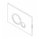 Кнопка смыва BelBagno Sfera BB016-SR-CHROME.M, хром матовый