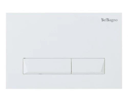 Кнопка смыва BelBagno Marmi BB009-MR-BIANCO, белый