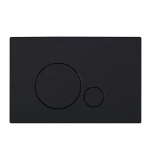 Кнопка смыва BelBagno Sfera BB017-SR-NERO.M, черный матовый Tocco Morbido