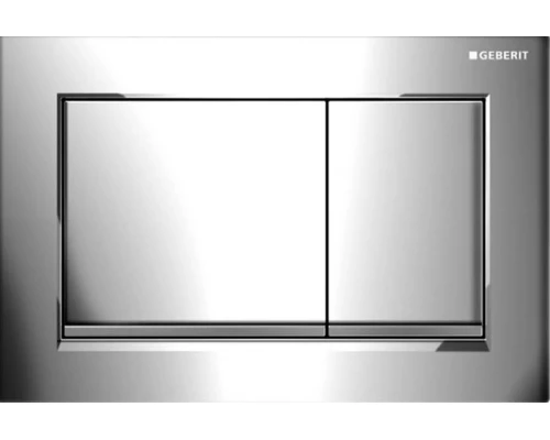 Клавиша Geberit Omega Type 30 115.080.KH.1, глянцевая, матовый хром