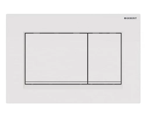 Клавиша Geberit Sigma Type 30, 115.883.11.1, белый/белый матовый