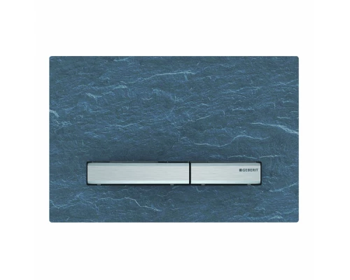 Клавиша Geberit Sigma Type 50 115.788.JM.2, двойной смыв, цинковое литье, сланец mustang