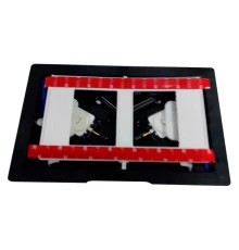 Клавиша Geberit Sigma Type 70 115.625.00.1, двойной смыв под наполнение плиткой