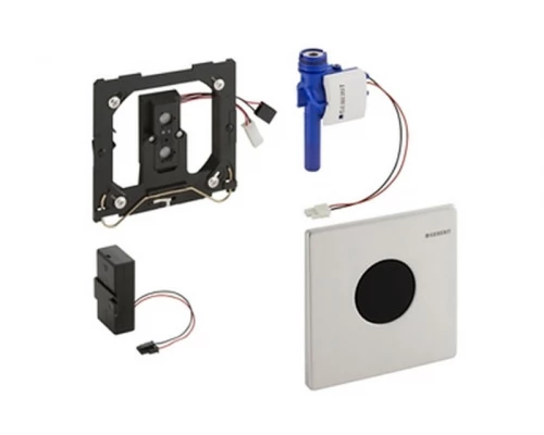 Клавиша смыва Geberit Sigma Type 10 116.025.SN.1 для писсуара, 230В, хром матовый/полированный