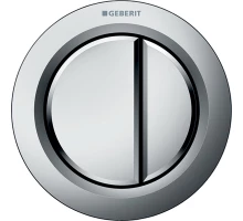 Клавиша смыва Geberit Type 01 дистанционная, хром матовый, 116.050.46.1