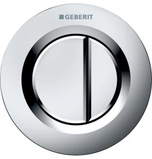 Клавиша смыва Geberit Type 01 дистанционная, матовый хром, 116.043.46.1