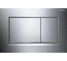 115.883.KH.1 клавиша двойного смыва Sigma 30, к 111.300/350/361/362/380/390/796 хром глянцевый/хром матовый/хром глянцевый