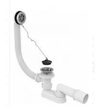 Слив-перелив AlcaPlast A501, с цепочкой, стандартный