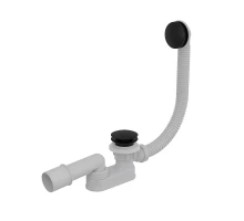 Слив-перелив AlcaPlast A507BLACK CLICK/CLACK, цвет - черный матовый