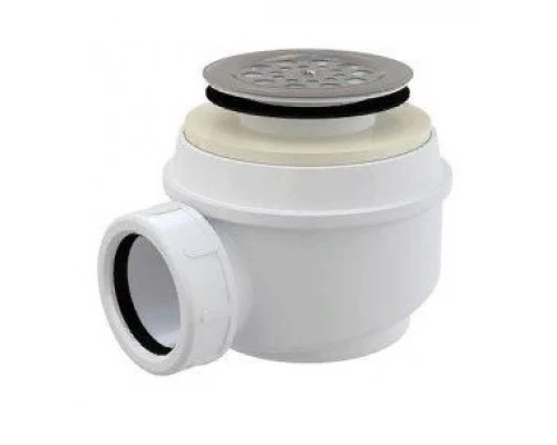 Сифон для душевого поддона Alcaplast A46 d50, с нержавеющей peшeткой