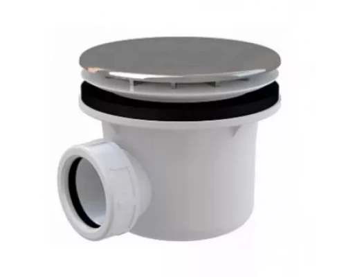 Сифон для душевого поддона Alcaplast A49CR d90, хромированный