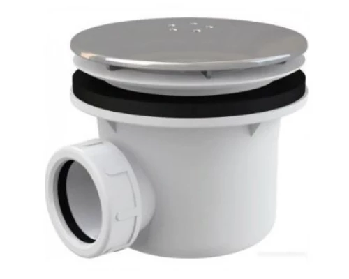 Сифон для душевого поддона Alcaplast A49K d90, металл Lux