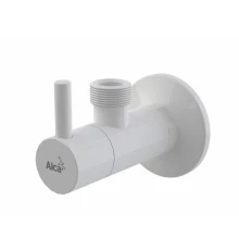 Вентиль угловой Alcaplast ARV001B 1/2 дюйма, белый
