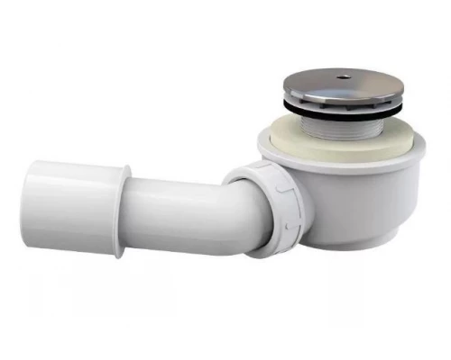 Выпускной комплект для душевого поддона Alcaplast A471CR d50, хромированный пластик