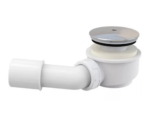 Выпускной комплект для душевого поддона Alcaplast A471CR d60, хромированный пластик