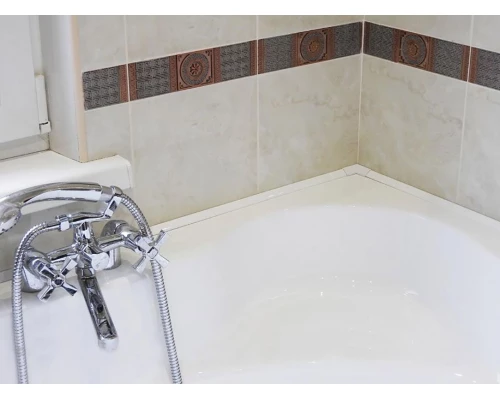 Бордюр Aquanet 225264 для ванн и поддонов (комплект: бордюр 1,95 м. - 2 шт, уголок - 2 шт,торцевая накладка - 2 шт)