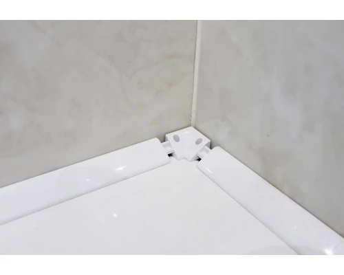 Бордюр Aquanet 225264 для ванн и поддонов (комплект: бордюр 1,95 м. - 2 шт, уголок - 2 шт,торцевая накладка - 2 шт)