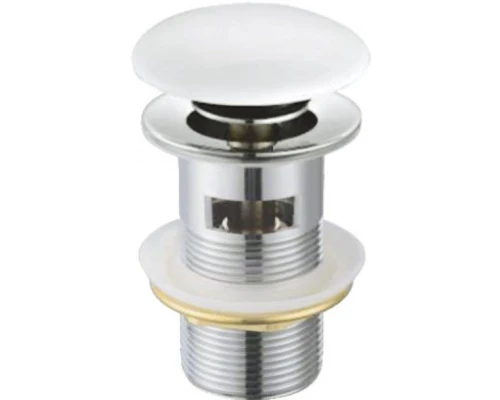 Донный клапан Cezares Articoli Vari CZR-SAT7-Bi, с переливом, белый