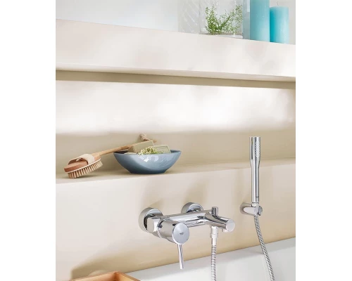 Душевой шланг Grohe Rotaflex металлический 1500 мм (хром) 28417000