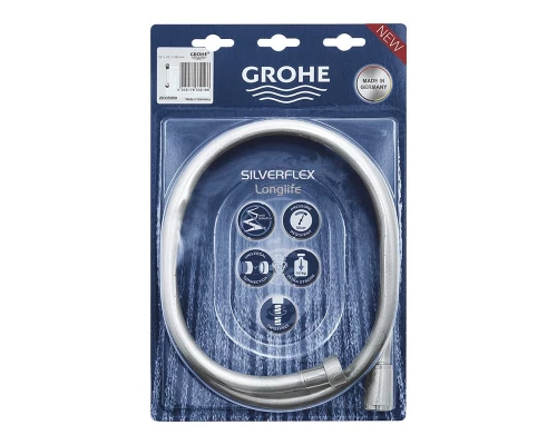 Душевой шланг Grohe Silverflex Longlife Shower Hose Twistfree 125 см