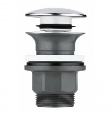 Донный клапан для раковины Grohe 40824000, с переливом, хром