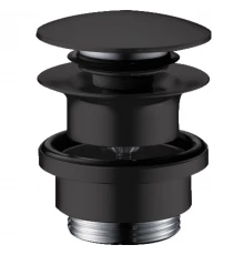 Донный клапан Hansgrohe 50100670, Push-Open, чёрный матовый