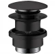 Донный клапан Hansgrohe 50100670, Push-Open, чёрный матовый