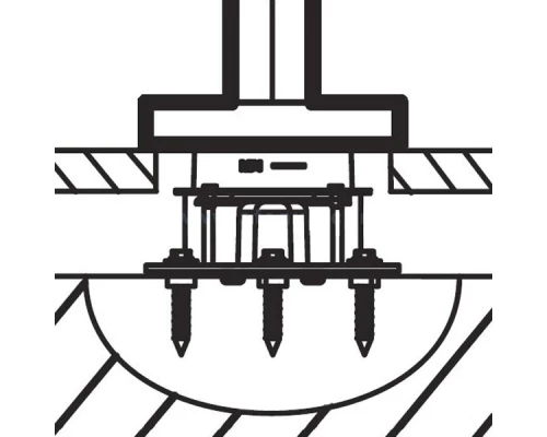 База Jacob Delafon Stillness 97906D-NF для установки напольного смесителя