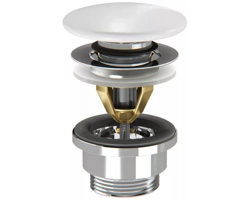 Донный клапан Jacob Delafon E78263-00, универсальный, крышка керамика