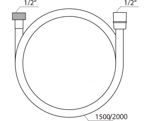 Душевой шланг Ravak 913.00/913.02, SatinFlex, 150/200 см, хром, X07P176/X07P337
