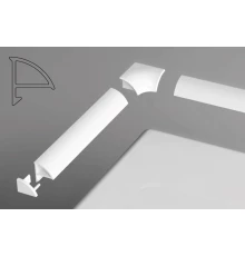 Набор Ravak для планки тип 6, 2 заглушки + 2 угловых соединения, B440000001