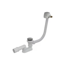 Слив-перелив для ванны Ravak II Click Clack с заполнением, 80 см, квадратный, хром, X01505