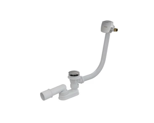 Слив-перелив для ванны Ravak II Click Clack с заполнением, 80 см, квадратный, хром, X01505