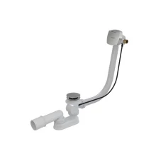 Слив-перелив для ванны Ravak II с заполнением, 80 см, квадратный, хром, X01504