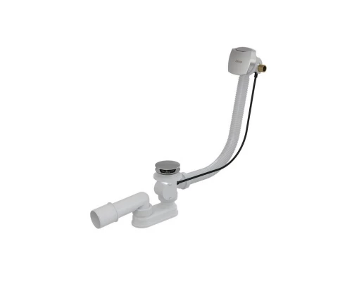 Слив-перелив для ванны Ravak II с заполнением, 80 см, квадратный, хром, X01504